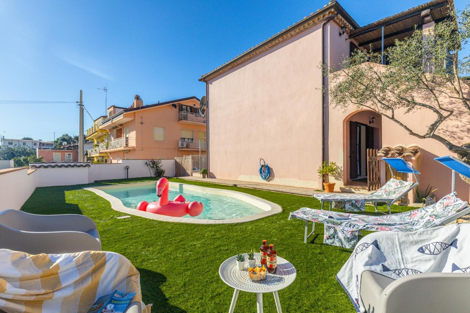 Apartmán Bynos Pool - Primo Piano Santa Maria Navarrese Exteriér fotografie